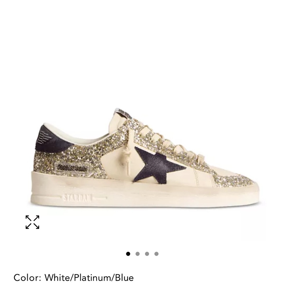 Women’s Stardan Star & Glitter Golden Goose Sneakers